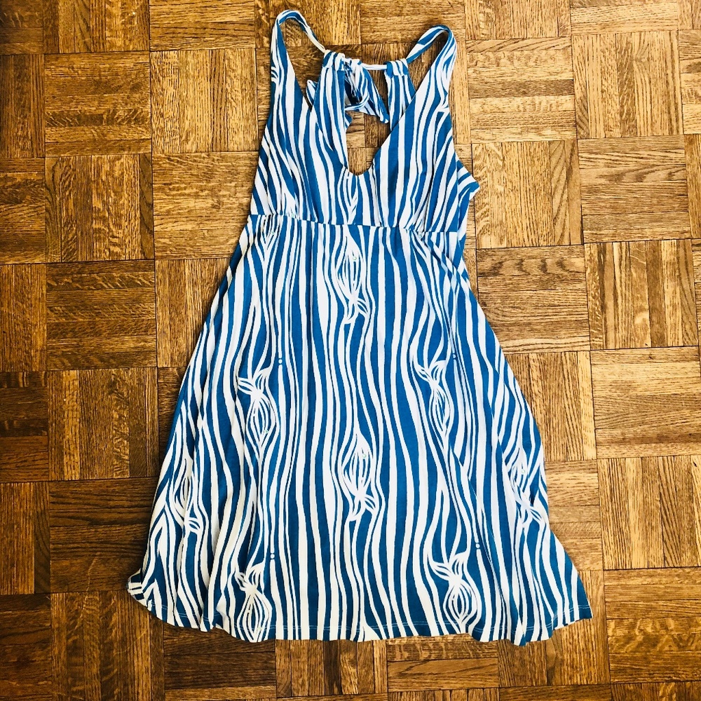 Lilly Pulitzer White Navy Patterned dress